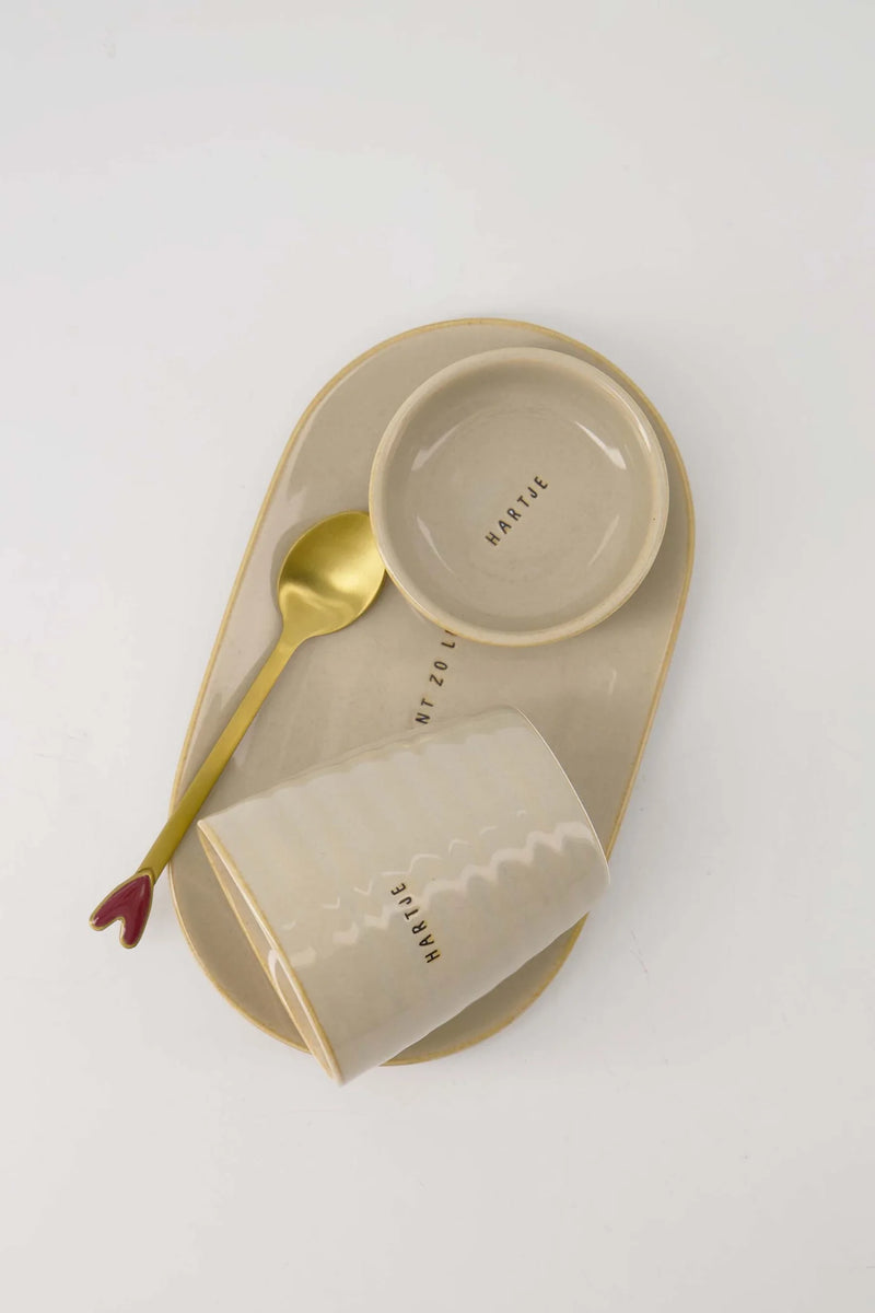 Zusss - Koffiemok Hartje - Zand