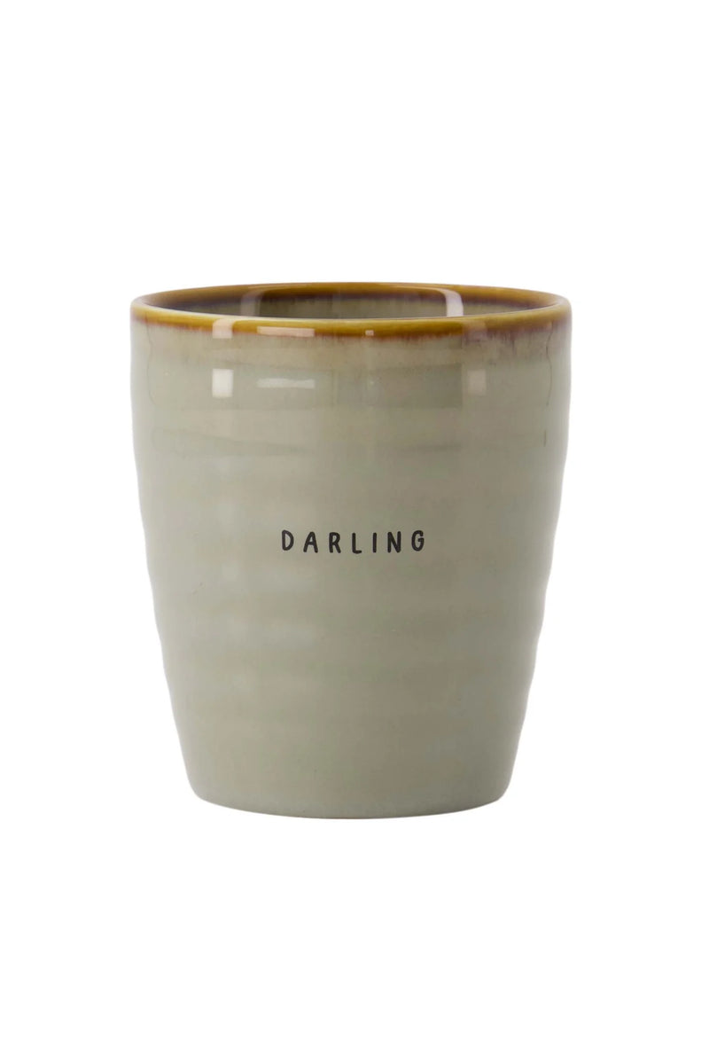 Zusss - Koffiemok Darling - Grijsblauw