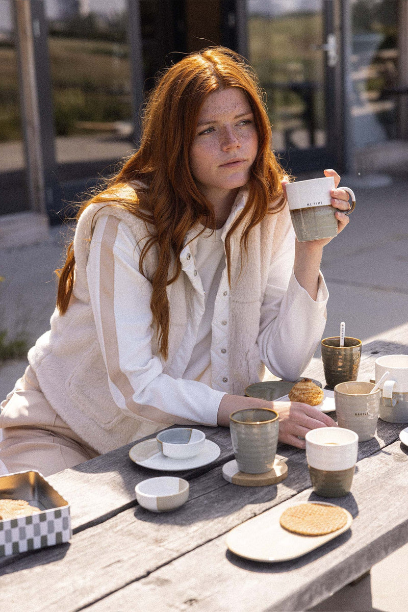 Zusss - Koffiemok Darling - Grijsblauw