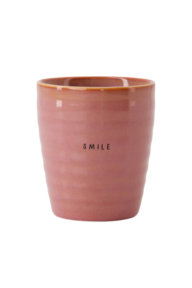 Zusss - Koffiemok Smile - Burgundy