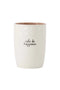 Zusss - Koffiemok Café de Happiness - Wit/Zwart