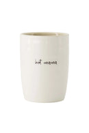 Zusss - Koffiemok Hot Mama - Wit/Zand/Zwart