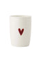 Zusss - Koffiemok Hartje - Wit/Rood