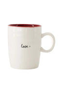 Zusss - Theemok Love - Wit/Rood/Zwart