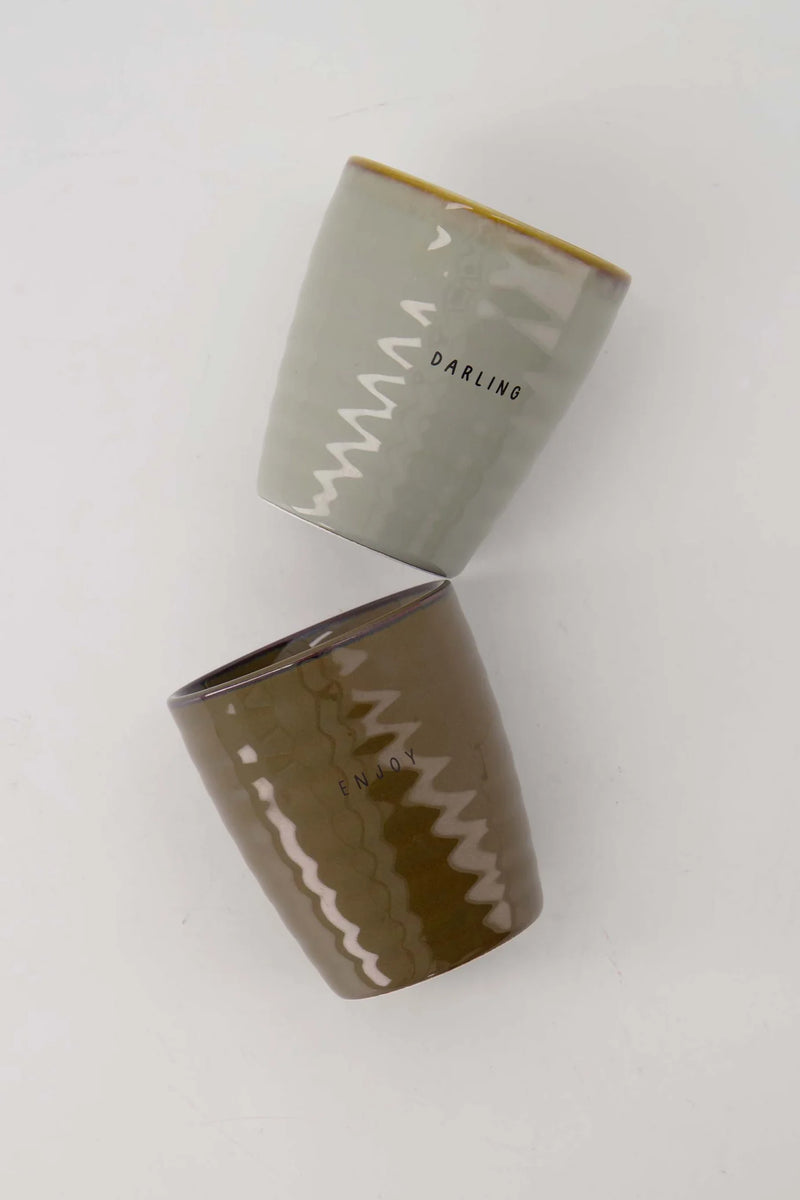 Zusss - Koffiemok Enjoy - Bruin