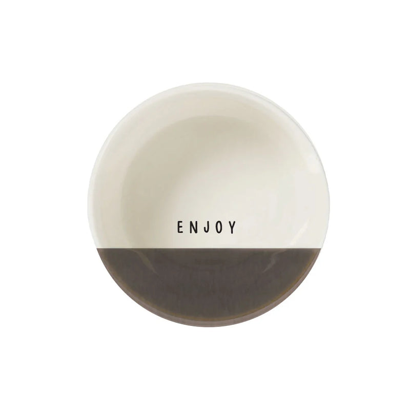 Zusss - Dipschaaltje Enjoy - Wit/Bruin