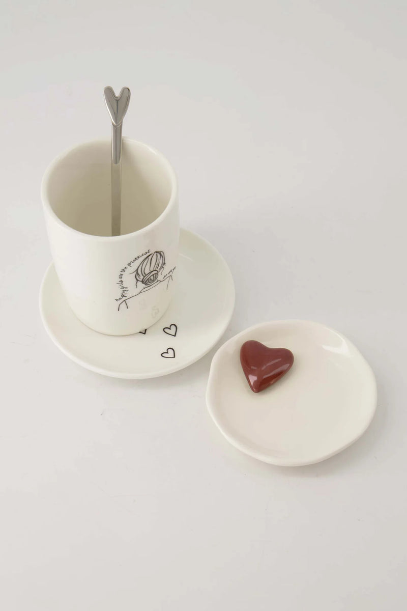 Zusss - Schaaltje Hartjes - Wit/Zwart/Port