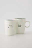 Zusss - Koffiemok Je Bent Geweldig - Wit/Grijsblauw