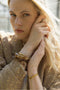 Zusss - Platte Armband Met Visgraat Structuur