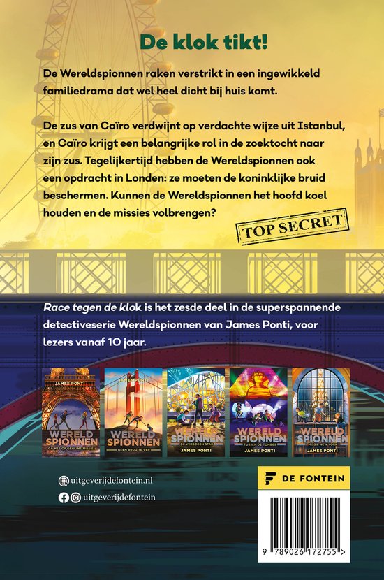 Wereldspionnen 6 - Race Tegen de Klok - James Ponti