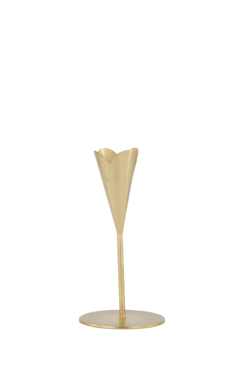 Zusss - Kandelaar metaal hartje S - goud