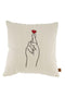 Zusss - Kussen Hand 45x45cm - Peper En Zout