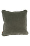 Zusss - Kussen Velvet Love - 45x45cm - Donkergroen