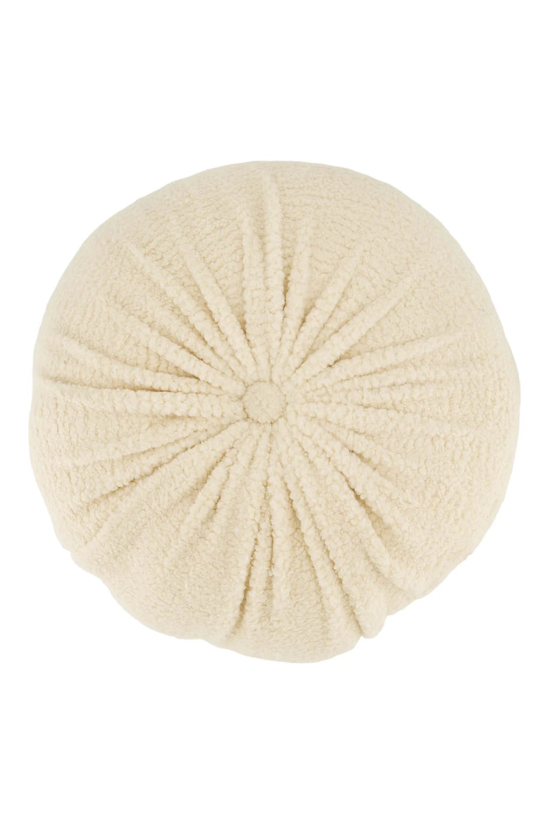 Zusss - Kussen Teddy Rond Ø40cm - Zand
