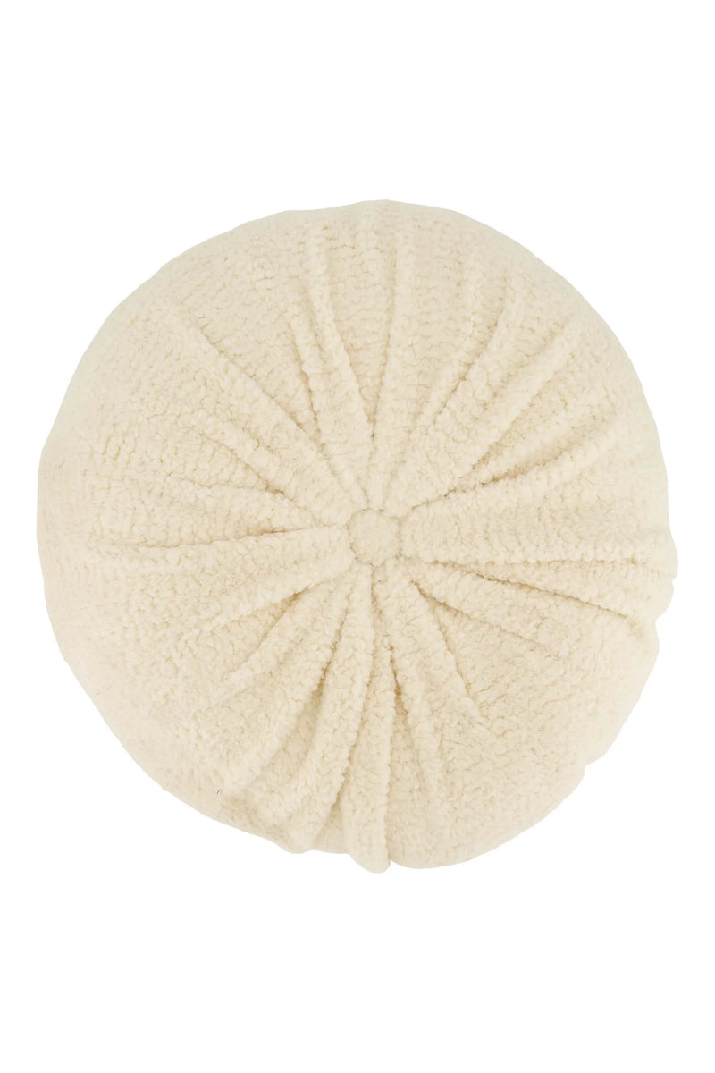 Zusss - Kussen Teddy Rond Ø40cm - Zand