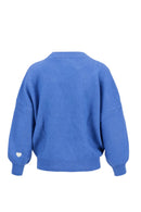 Zusss - Trui met hartje detail - Blauw
