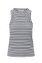 Zusss - Singlet met streep structuur - Off white/Navy