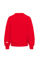Zusss - Trui met hartje detail - Rood