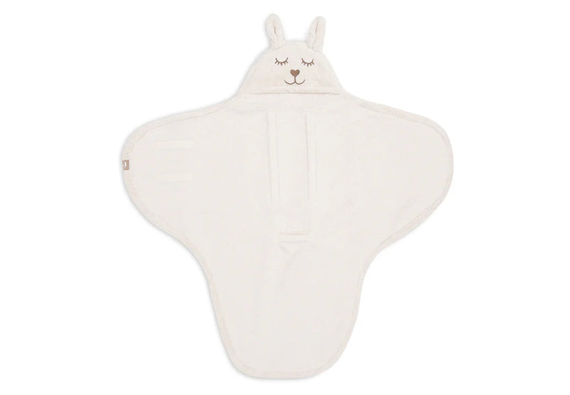 Jollein - Wikkeldeken Bunny Cloudy Rib - Oatmeal