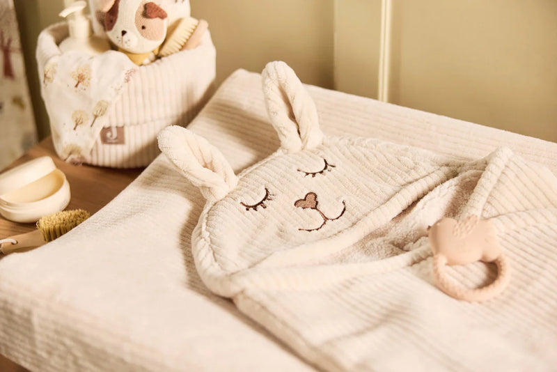 Jollein - Wikkeldeken Bunny Cloudy Rib - Oatmeal