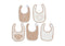 Jollein - Slab waterproof - 5 Pack - Miffy Heads