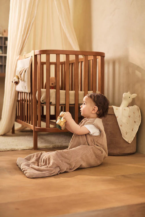 Jollein - Slaapzak met afritsbare mouwen - 70cm - Velvet Milky Coffee