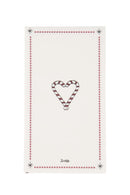 Zusss - Servetten - Lieverd Wit/ Donkerrood