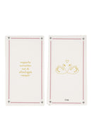 Zusss - Servetten - Magische momenten  Wit/ Donkerrood