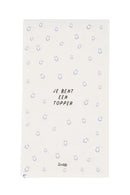 Zusss - Servetten - Je bent een topper  Wit/ Blauw