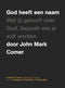 God heeft een naam - John Mark Comer