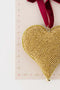 Zusss Kersthanger Kralen Hartje - Goud