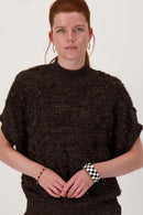 Zusss - Brede blok armband - Zwart