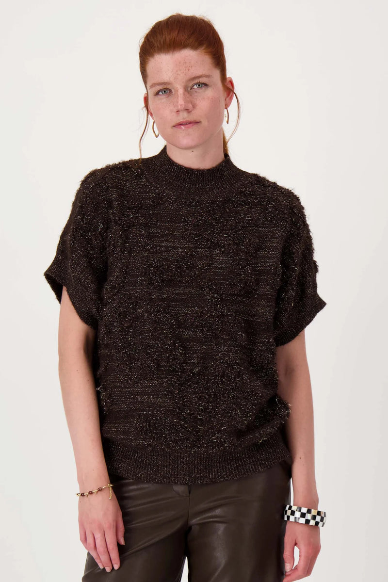 Zusss - Brede blok armband - Zwart