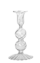 Zusss - Kandelaar Glas Bolling L - Transparant