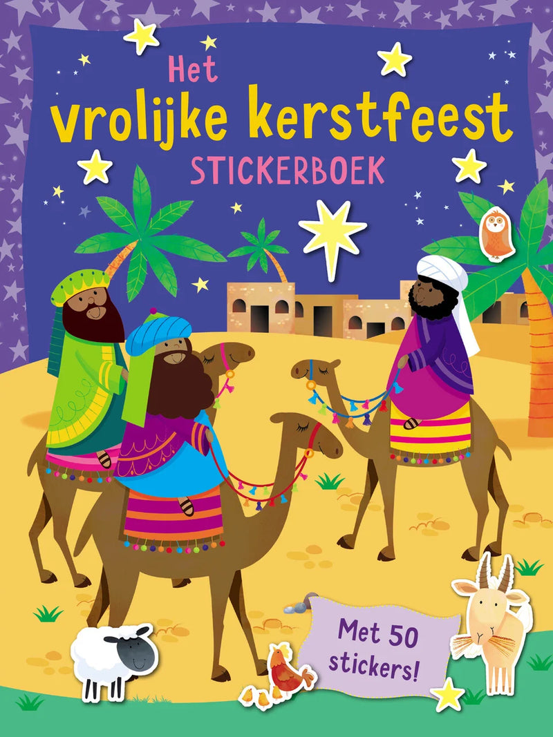 Het vrolijke kerstfeest stickerboek