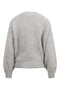 Zusss - Trui met ingebreid detail - Vivre - grijs / mid purple