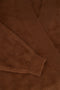 Zusss - Wikkel trui in Fluffy garen - Mid brown