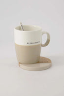 Zusss - Theemok Gezelligheid - Wit/ Zand