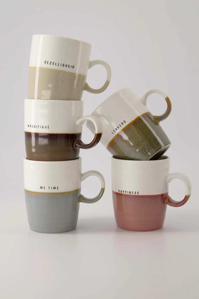 Zusss - Theemok Gezelligheid - Wit/ Zand