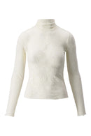 Zusss - Kanten Top Met Col - Off White