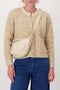 Zusss - Nylon fanny pack - Beige