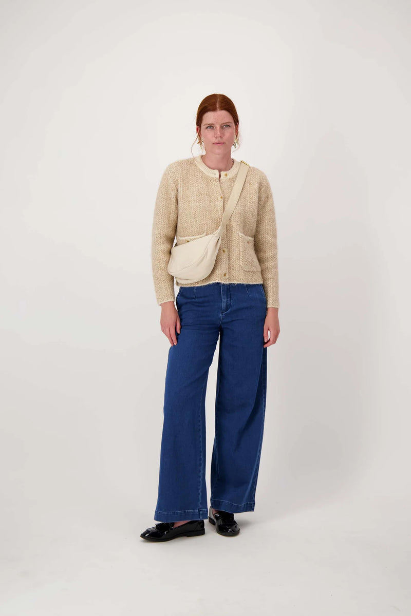 Zusss - Nylon fanny pack - Beige