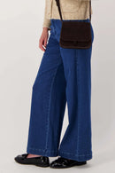 Zusss - Suède Schoudertas Chocladebruin