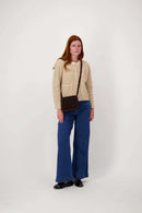 Zusss - Suède Schoudertas Chocladebruin