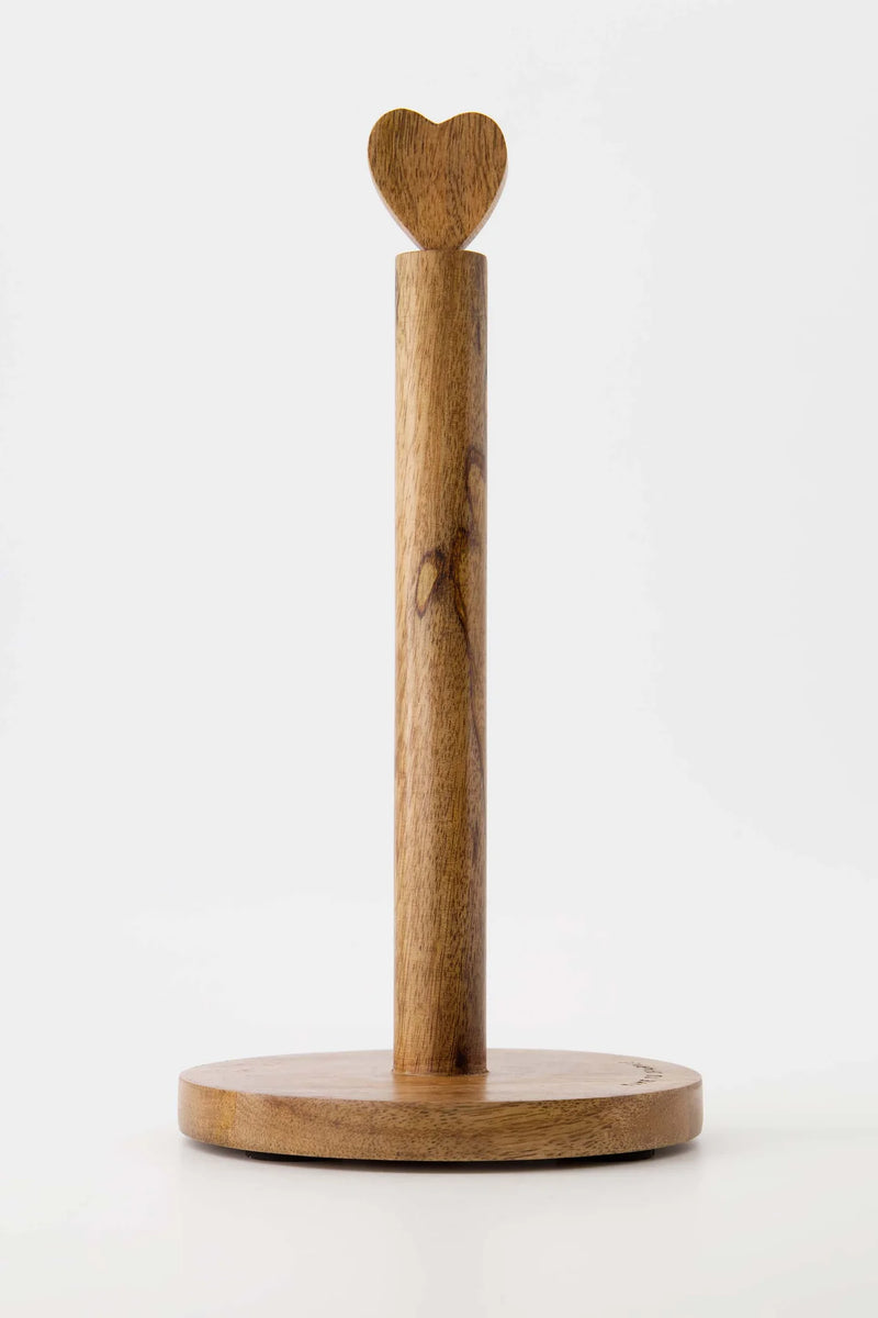 Zusss - Keukenrolhouder hout hartje - Naturel