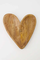 Zusss - Borrelplank hout hartje - Time to Sparkle - Naturel