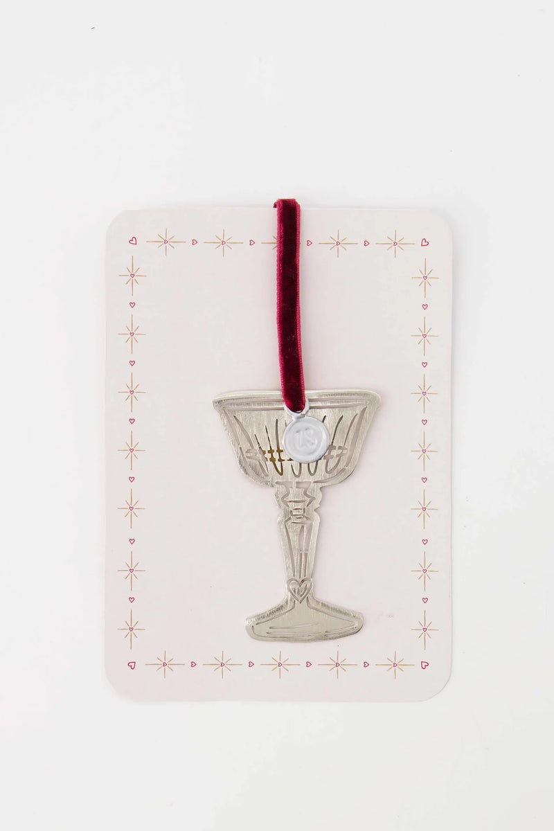 Zusss - Kersthanger Metaal Zilver glas