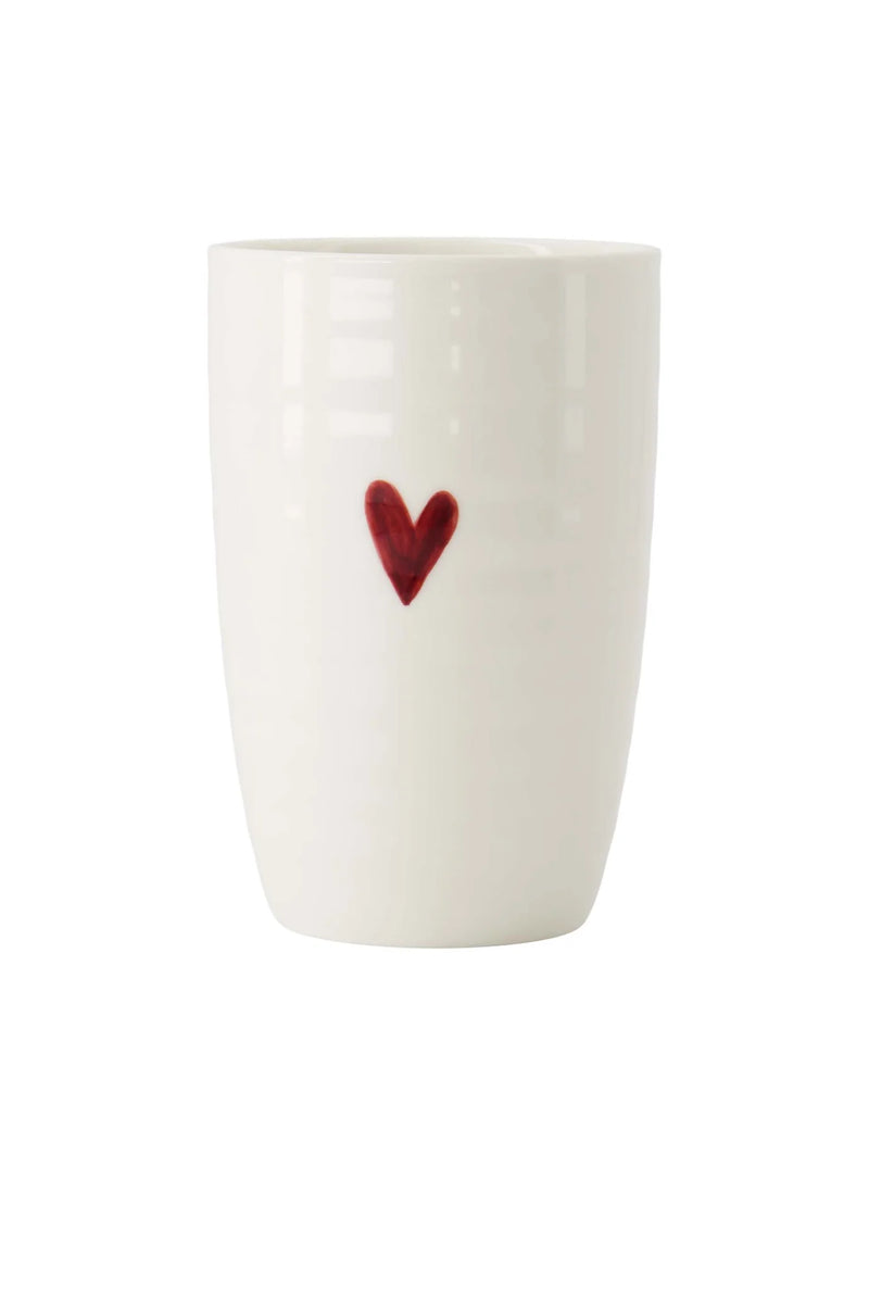 Zusss - Mok L Hartje - Wit/Rood