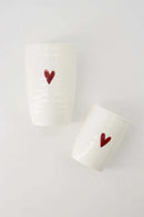 Zusss - Mok L Hartje - Wit/Rood