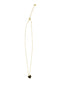 Zusss - Ketting Met Hartbedel - Goud/Zwart